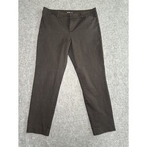 Old Navy Pixie Skinny Pants 8 Dark Gray Charcoal Stretch Workwear
